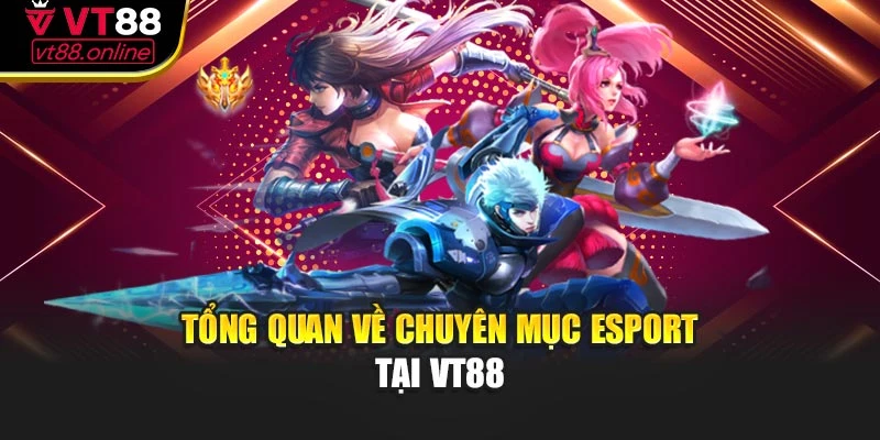 Tổng quan về chuyên mục Esport tại VT88